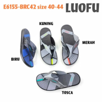 LUOFU SANDAL E6155-BRC42 ORIGINAL karet empuk murah cowok jepit sendal japit cowok import