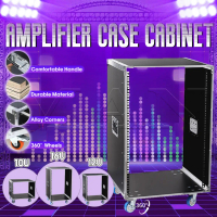 Cabinet Shelf Amplifier Crate Audio Mixer Rack With Wheels Flight Case KTV Karaoke HIFI Equipment St