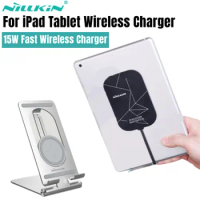 NILLKIN For iPad Pro 11/12.9 Wireless Charger For iPad Air 10.9 2020/2022 15W Wireless Charger Receiver For iPad 2019/2020/2021