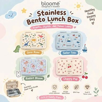 Bloome Stainless Bento Lunch Box Rabbit Bloom