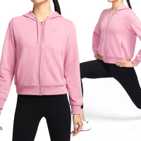 Nike One DF FZ Hoodie LBR 女款 粉色 毛圈布 休閒 運動 連帽 外套 FB5199-699