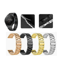 【三珠不鏽鋼】適用 華為 Watch GT5 46MM/GT5Pro 46mm 錶帶寬度 22mm 彈弓扣 錶環金屬