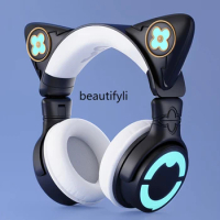 Cat Ear Headset Secondary Element Anime Peripheral Bluetooth Gaming Headset