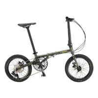 Bike Folding 20 Inch Bicycle Double Variable Speed Disc Brake One Piece Wheel Leisure Ride Instead Of Walking