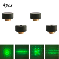 4pcs Green Laser Pointer Star Cap Lasers 303 Powerful device Adjustable Focus Lazer with Star Cap (Just for laser 303 use)