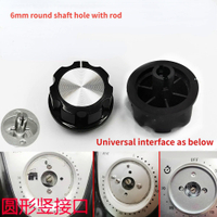 1Pcs 6mm round hole air fryer timing switch button accessories For Shanben Joyoung Bear Electric Deep Fryer Parts