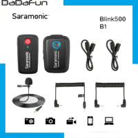Boya Saramonic Blink 500 Blink500 B1 Wireless Lavalier Lapel Microphone Studio Condenser Interview Mic for Phone DSLR