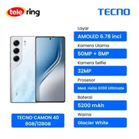 HP TECNO CAMON 40 8/128GB white