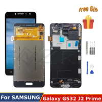 For Samsung Galaxy J2 Prime LCD Display Digitizer Assembly G532 G532F Full Panel Glass Touch Screen Replacement Parts With Frame