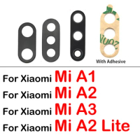 5Pcs/Lot，Back Rear Camera Glass Lens Cover With Adhesive For Xiaomi Mi Mi Mix 3 Mi Mix 2S Mi Max 3 A3 A2 Lite A1 5X 6X Xiaomo