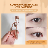 Professional Wide Angle Eyelash Curler Rose Gold Long Lasting Curl Makeup Tool IMAGIC Pelentik Bulu