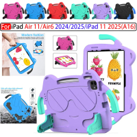 เคสขาตั้งที่จับ, สำหรับ iPad 11 2025 A16, iPad Air 11 2024 2025 M3 M2 Air6 Air 6 2024 11 นิ้ว, วัสดุ