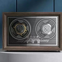 【優選百貨】🔥二錶頭搖錶器🔥鋼烤 手錶收納盒 自動上鍊盒 機械表展示盒 靜音搖表器 機械錶盒 動力儲存盒 搖錶器 錶盒