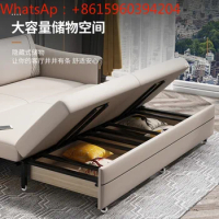 sofa bed folding living room multi-function retractable single bed sitting and sleeping small family light luxury