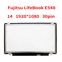 14.0" Laptop Matrix LED LCD Screen For Fujitsu LifeBook E548 1920x1080 FHD IPS Display Tested panel Replacement