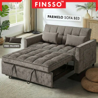 FINSSO: 3-in-1 Adjustable Sofa Bed | Pull-Out Sofa | 2-Seater Sofa- Parmelo Sofa