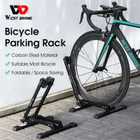 WEST BIKING Foldable Bicycle Parking Racks Indoor MTB Road Bike Wheel Stand Storage Stable Stand Racks Bike Accessories