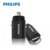 PHILIPS 飛利浦 30W PD+QC USB/Type-C 迷你車充(DLP3520C)