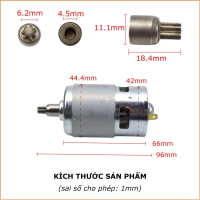 Từ Hà Nội Motor 775 răng 18v DC chuyên dụng cho máy siết bulong có chổi than