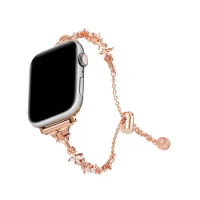 For Apple Watch Delicate Four-leaf Clover Metal iWatch Strap Series 8 7 6 5 4 3 2 1 SE