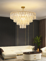 輕奢法式客廳現代簡約玻璃吊燈意式復古餐廳臥室設計師創意吊燈