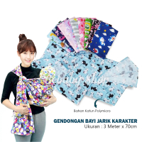 Kain Jarik Traditional Gendongan Bayi Motif Karakter Panjang 3 Meter x 70cm