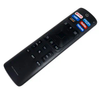 New Genuine Original ERF3D69 For Hisense 4K TV Voice Remote Control Netflix VUDU 75H10D 65H9D 55H9D 65H9E 55H9E 65H9D 55H9D