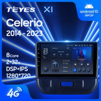 TEYES X1 For Suzuki Celerio 2014 - 2023 Car Radio Multimedia Video Player Navigation GPS Android 10 No 2din 2 din dvd