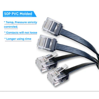 COMNEN 3Pcs Cat6 Flat Cable Ethernet 0.1m-1.5m Rj45 Lan Cable Internet Rj 45 Internet Network Cape Patch LAN For Machine Room