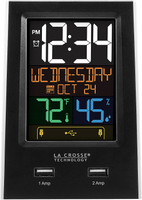 [3美國直購] La Crosse Technology C86224 多功能數位鬧鐘 Dual USB Charging Alarm with nap Timer