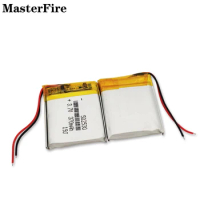 20x 3.7V 370mah Rechargeable Lithium Polymer Battery 502530 for GPS Locator Bluetooth Speaker Smart Watch LED Light Batteries