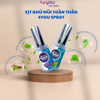 [ DEAL SỐC MUA 1 TẶNG 1 ] Xịt Khử Mùi & Ngăn Tiết Mồ Hôi 4YOU SPRAY ,Xịt Hôi Nách Hôi Chân ,Hỗ Trợ G