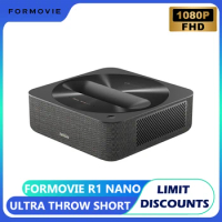 Formovie R1 Nano Laser Projector 1200ANSI Lumen Full HD For Home Portable Cinema Ultra Short Throw Fengmi MEMC ALPD Theater