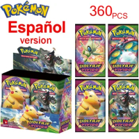 Spanish Version Pokémon TCG: 360Pcs Voltaje Vivio Mentes Unidas Booster Box Pokemon Cards 36 Pack Box Energy Collectible Card