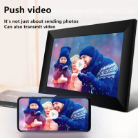 P100 WiFi Digital Picture Frame 10.1' IPS Screen 800x1280 16GB Smart Electronics Photo Frame APP Control Send Photos Push Video