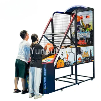 Operated Indoor Amusement Center Electronic Arcade Street Basketball Arcade Game Machine Coin