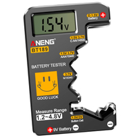[5大陸直購] BT189 電池電壓電量數字顯示檢測器 測試器 適 1.2~4.8V AA AAA 1/2/3/4號 9V (RR5)BT-189