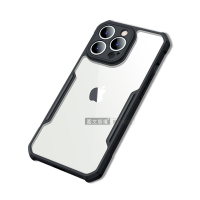 XUNDD 軍事防摔 iPhone 13 Pro Max 6.7吋 鏡頭全包覆 清透保護殼 手機殼(夜幕黑)