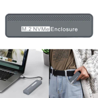 M.2 NVMe SSD Enclosure External SSD Case USB3.2 GEN2*2 20Gbps SSD Case Enclosure MAX 4TB for Windows Macbook PC