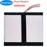 New 7.6V 6000mAh Chuwi Ubook X 2-in-1 Laptop Tablet PC Battery 10 PIN 7 Wires Plug