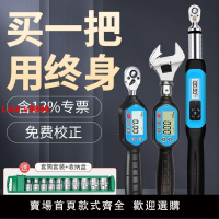 【台灣公司 超低價】電子數顯扭力扳手扭矩力矩扳手可調式公斤高精度檢測開口頭測試儀