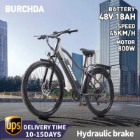 BURCHDA RX70 800W45KM/H 27.5 Inch Electric Bicycle 48V18AH Lithium Battery Mountain Bikes Electric Motorcycle For Adults