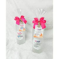 Souvenir Botol Kaca Doff Custom Sablon/Stiker Bening,Box