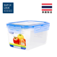 SUPER LOCK SU6516 SMART LOCK 長方形抗菌防漏保鮮食物盒 1725毫升 微波爐適用 香港行貨 