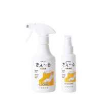 【KIE-RU環境大善】日本製寵物除臭噴霧300mlx1瓶+100mlx1隨身瓶(純天然北海道品牌/無色無味不傷毛孩)