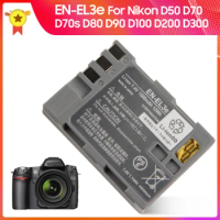 Replacement Battery EN-EL3e for Nikon D100 D200 D300 D300S D50 D70 D70s D700 D80 D90 Camera Battery 1500mAh