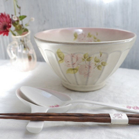 預購 日本製 花卉陶瓷碗