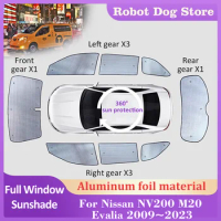 Full Coverage Sunshades For Nissan NV200 M20 Evalia 2009~2023 2010 Front Windows Sun Visor Mat Windshield Curtain Accessories