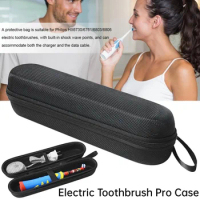 Electric Toothbrush Pro Case Portable Hard Case with Mesh Pocket Storage Box Durable for Oral-B/Oral-B Pro Smartseries/IO Series