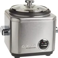 Cuisinart CRC-400 4 Cup Rice Cooker, Stainless Steel Exterior